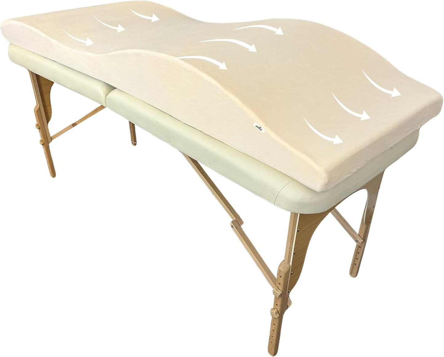 High-Density Foam Massage Table Cushion with Soft Plush Cover, Ergonomic Design, Memory Foam Spa Bed Pillow for Salon, 23" (58 cm)