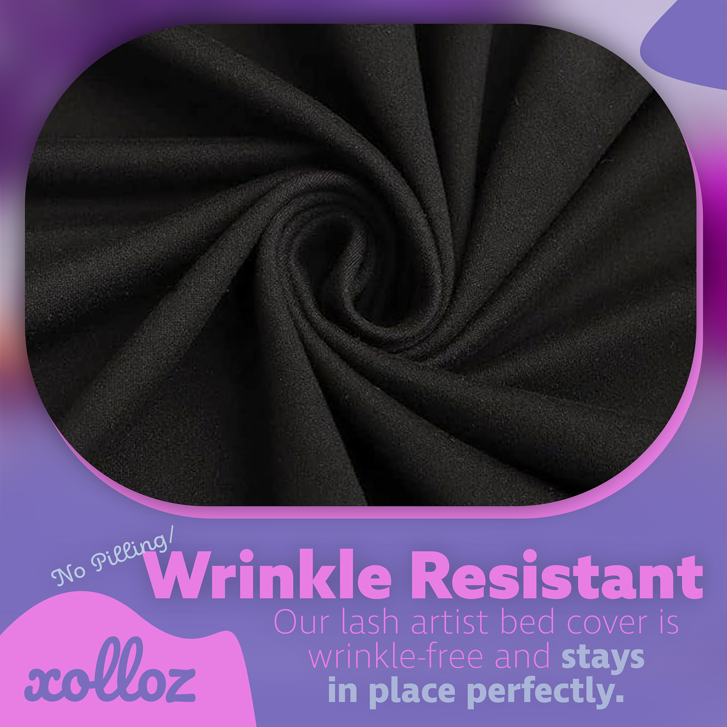 XOLLOZ Spa Bed Cover for Lash Extension Bed Cover - Excellent for a Lash Table or Massage Bed