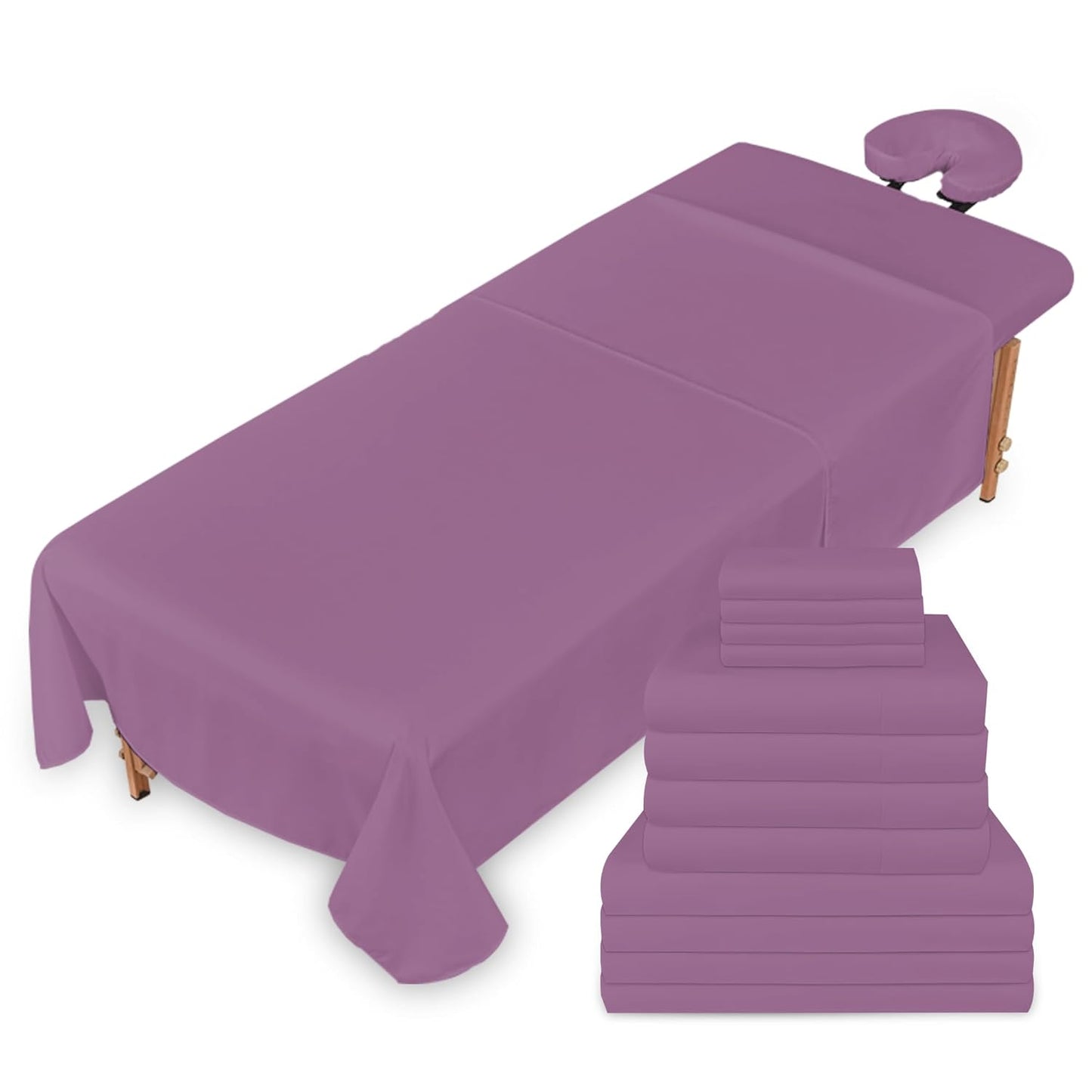 Massage Sheets 4 Set Bundle - 120GSM Double Brushed Premium Microfiber