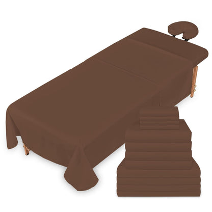 Massage Sheets 4 Set Bundle - 120GSM Double Brushed Premium Microfiber