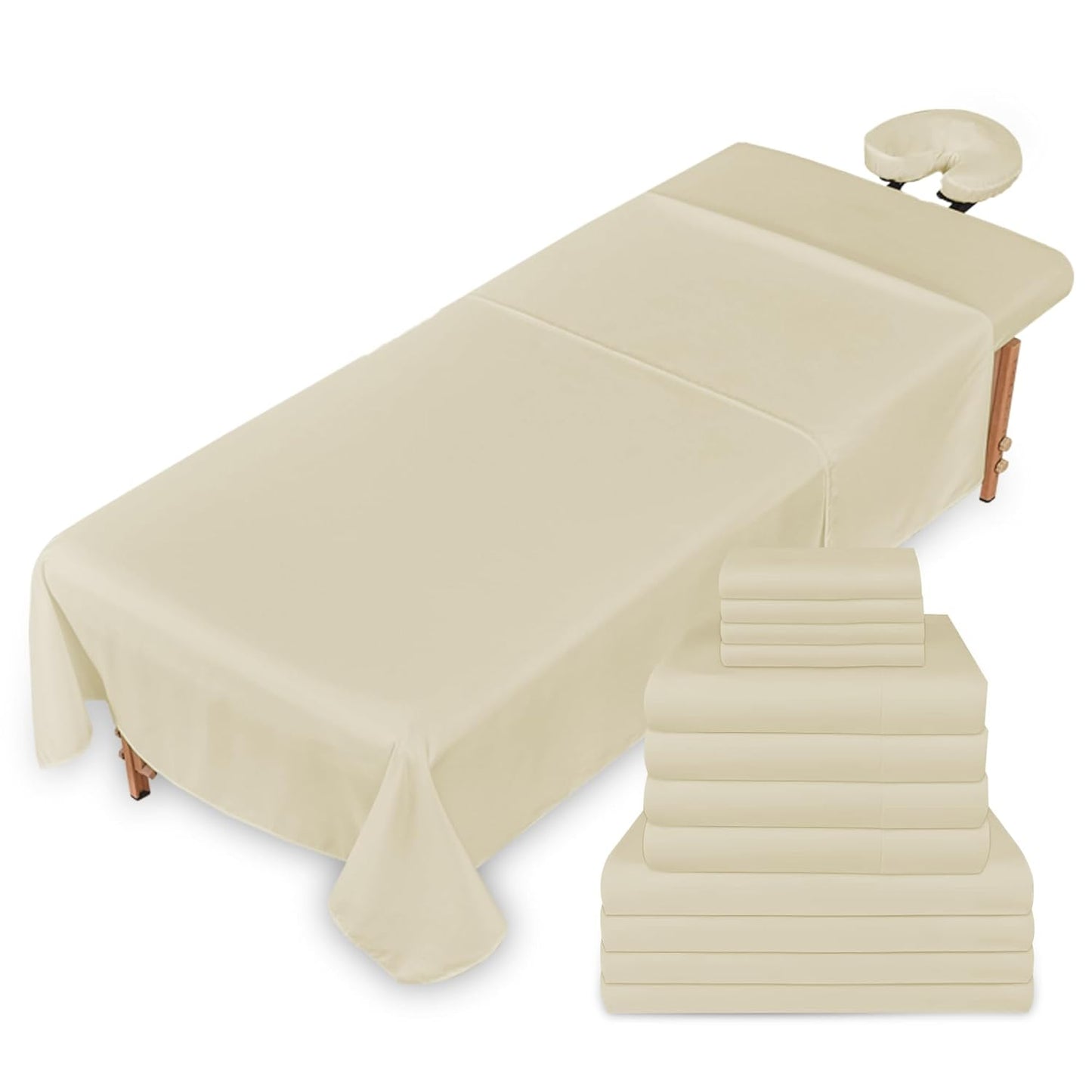 Massage Sheets 4 Set Bundle - 120GSM Double Brushed Premium Microfiber