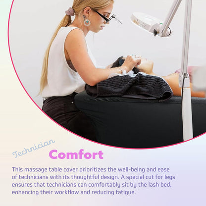 Wipeable Artificial Leather Bed Cover For Eyelash Extension
