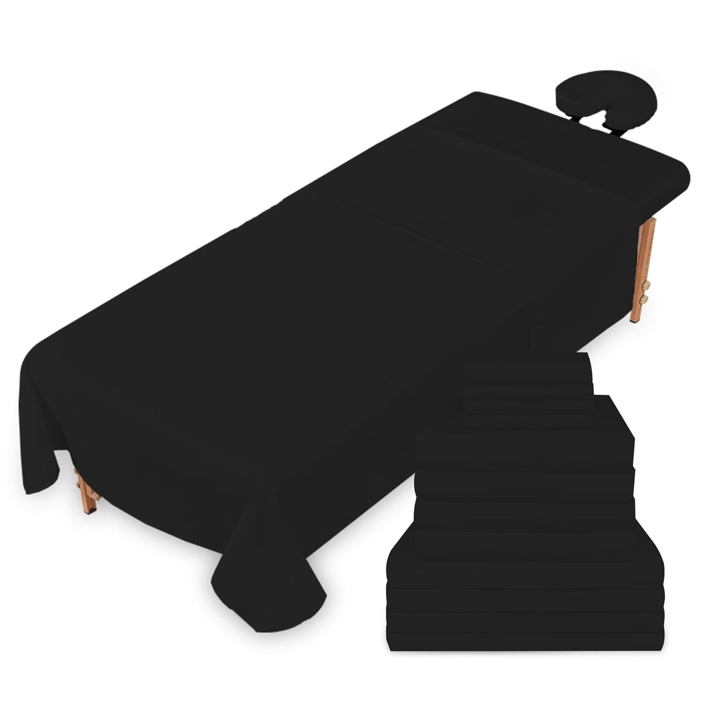 Massage Sheets 4 Set Bundle - 120GSM Double Brushed Premium Microfiber