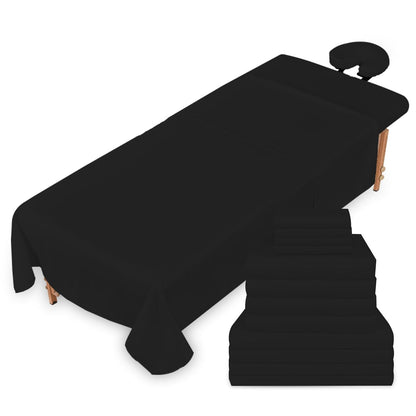 Massage Sheets 4 Set Bundle - 120GSM Double Brushed Premium Microfiber