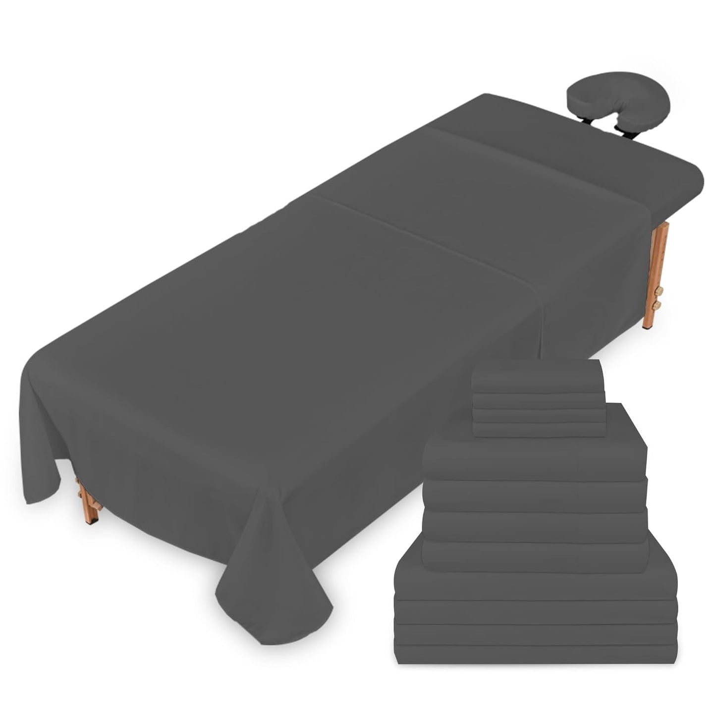 Massage Sheets 4 Set Bundle - 120GSM Double Brushed Premium Microfiber